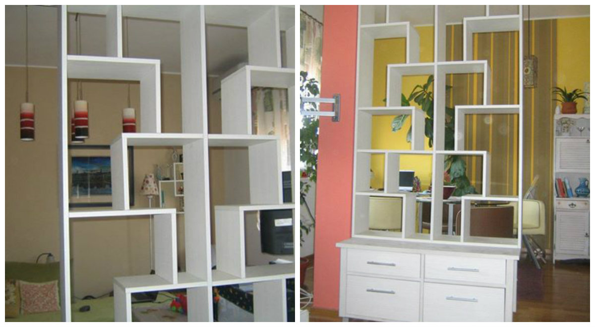 Chests for a living room, a combination of MDF and chipboard